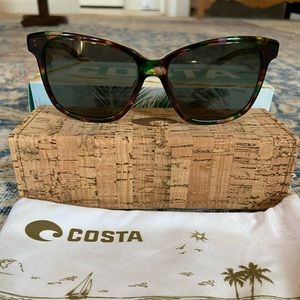 Costa May Sunglasses in Shiny Abalone Gray